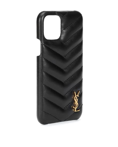 cover iphone 11 yves saint laurent|IPHONE 15 CASE IN LEATHER .